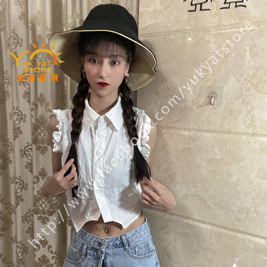 韓版雙面女裝漁夫帽 Korean style double-sided women's fisherman hat YYC000116