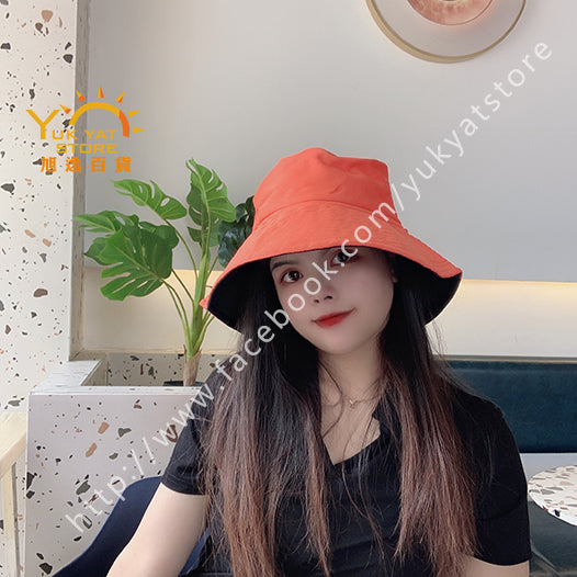 韓版雙面女裝漁夫帽 Korean style double-sided women's fisherman hat YYC000116