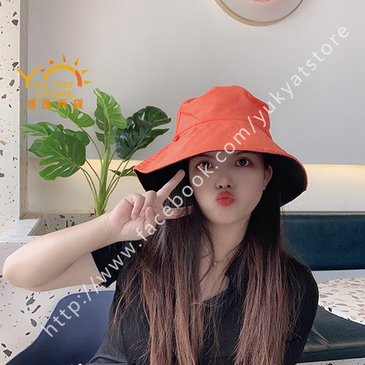 韓版雙面女裝漁夫帽 Korean style double-sided women's fisherman hat YYC000116