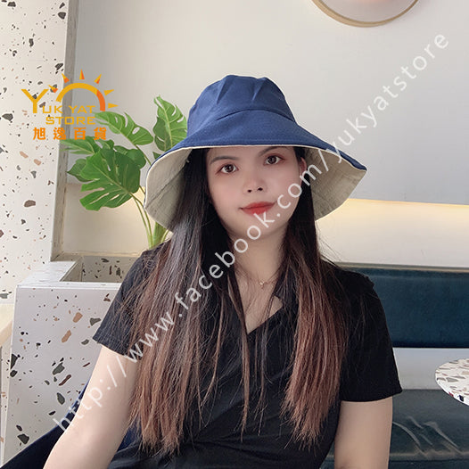 韓版雙面女裝漁夫帽 Korean style double-sided women's fisherman hat YYC000116