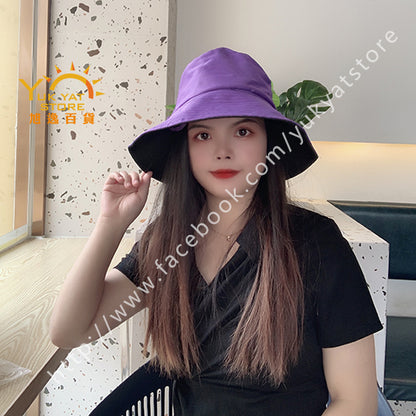 韓版雙面女裝漁夫帽 Korean style double-sided women's fisherman hat YYC000116